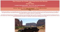 Desktop Screenshot of canyondechelly.net